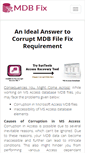 Mobile Screenshot of corrupt.mdbfix.com
